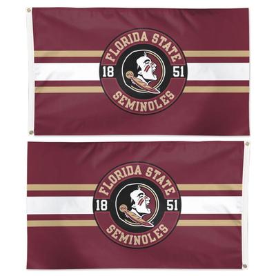 Florida State Wincraft 3' X 5' Applique 2-Sided House Flag