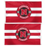  Nebraska Wincraft 3 ' X 5 ' Applique 2- Sided House Flag