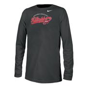  Western Kentucky Nike Youth Dri- Fit Legend Arch Over Script Long Sleeve Tee