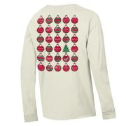  Georgia Comfort Wash Long Sleeve Ornaments T- Shirt