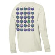  Lsu Comfort Wash Long Sleeve Ornaments T- Shirt