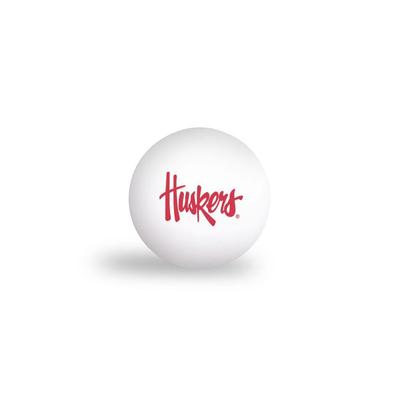 Nebraska WinCraft 6-Pack Ping Pong Balls