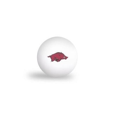 Arkansas WinCraft 6-Pack Ping Pong Balls