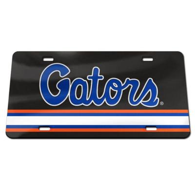 Florida WinCraft Gators Stripe License Plate