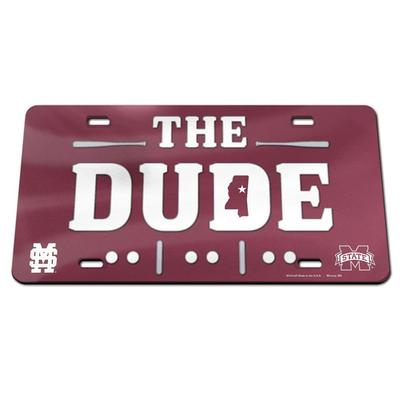 Mississippi State WinCraft The Dude License Plate