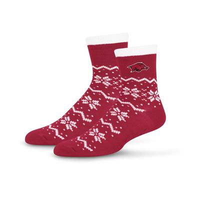 Arkansas Snowflake Lane Socks