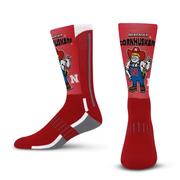  Nebraska Mascot Fever Socks