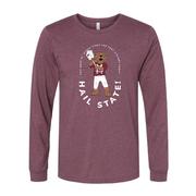  Mississippi State Hail State Bully Long Sleeve Bella Tee