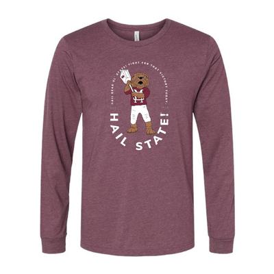 Mississippi State Hail State Bully Long Sleeve Bella Tee