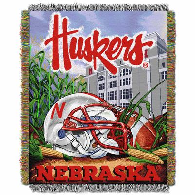 Nebraska Northwest Homefield Advantage Tapestry Throw