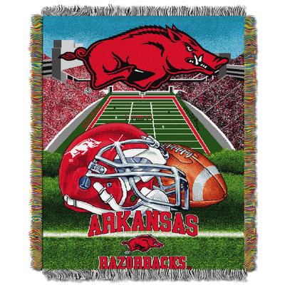 Arkansas Northwest Homefield Advantage Tapestry Throw