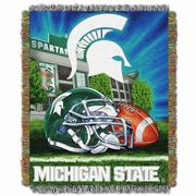  Michigan State Northwest Homefield Advantage Tapestry Throw