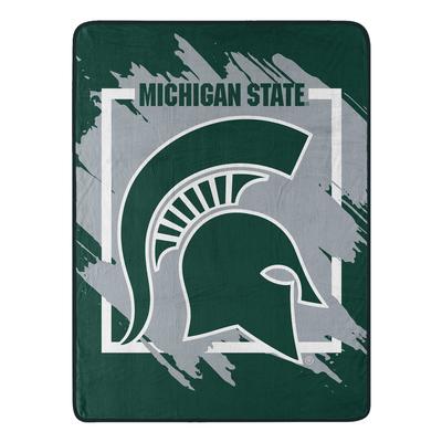 Michigan State Northwest Dimensional Micro Raschel Throw