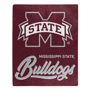  Mississippi State Northwest Signature Raschel Throw Blanket