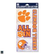  Clemson Collegiate Collection Multi Pack Decals