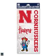  Nebraska Collegiate Collection Multi Pack Decals