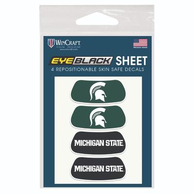 Michigan State WinCraft 4-Pack Eye Black