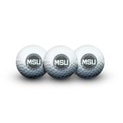  Michigan State Wincraft 3- Pack Golf Balls