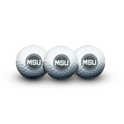 Michigan State WinCraft 3-Pack Golf Balls