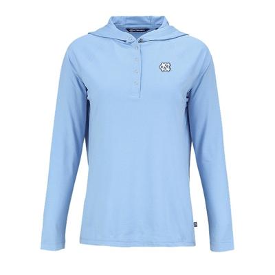 UNC Cutter & Buck Women's Coastline Epic Comfort Hoodie