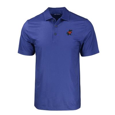 Florida Cutter & Buck Vault Albert Tonal Geo Print Polo