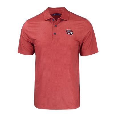 Western Kentucky Cutter & Buck Vault State Tonal Geo Print Polo