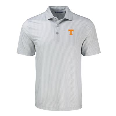 Tennessee Cutter & Buck Pike Eco Shadow Check Print Polo