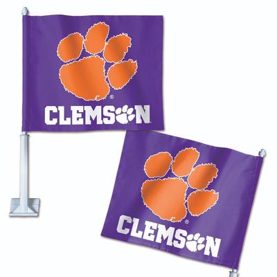 Clemson WinCraft Car Flag