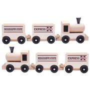  Mississippi State Kids Wooden Toy Train