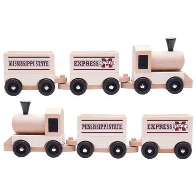 Mississippi State Kids Wooden Toy Train