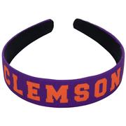  Clemson Tigers Zoozatz Women's Hard Headband