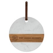  West Virginia Marble And Acacia Wood Charcuterie Board