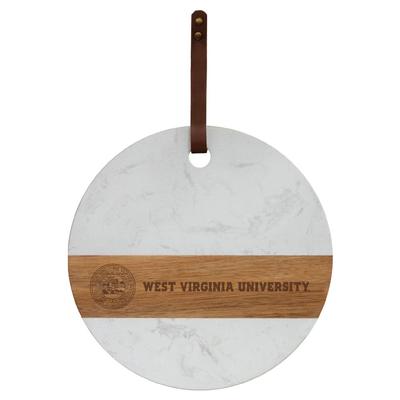 West Virginia Marble and Acacia Wood Charcuterie Board