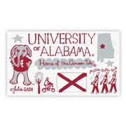  Alabama Julia Gash Recycled Wood Fridge Magnet