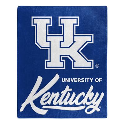 Kentucky Northwest Signature Raschel Throw Blanket