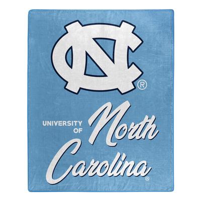 UNC Northwest Signature Raschel Throw Blanket