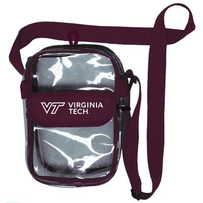 Virginia Tech Waterproof Crossbody Clear Bag