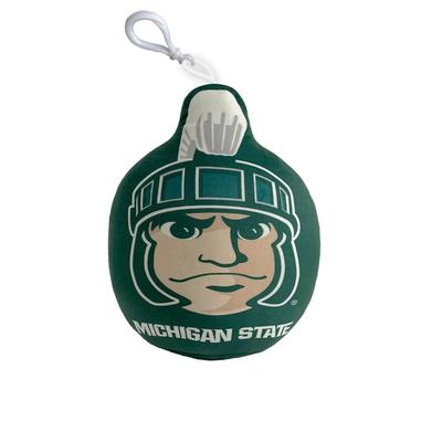 Michigan State Plushie Mascot Bag Tag