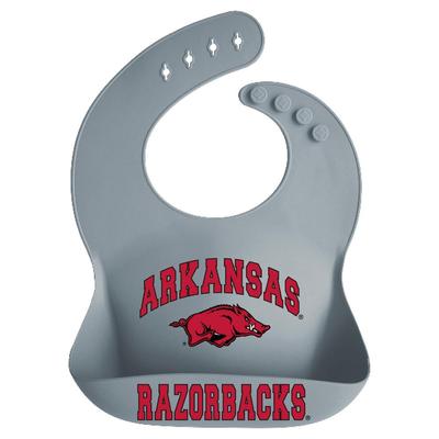 Arkansas Garb Crumb Catcher Silicone Bib