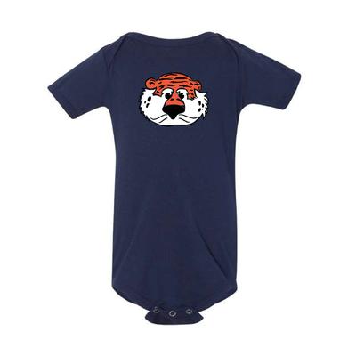 Auburn Infant Aubie Head Onesie