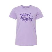  Lsu Youth Geaux Tigers Script Tee