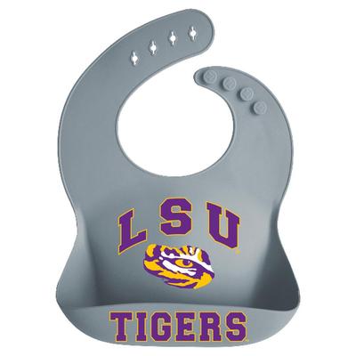 LSU Garb Crumb Catcher Silicone Bib