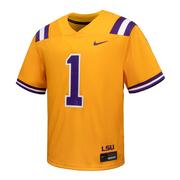  Lsu Tigers Nike # 1 Kids Alternate Football Game Jersey