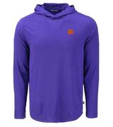  Clemson Cutter & Buck Coastline Epic Comfort Hooded Shirt