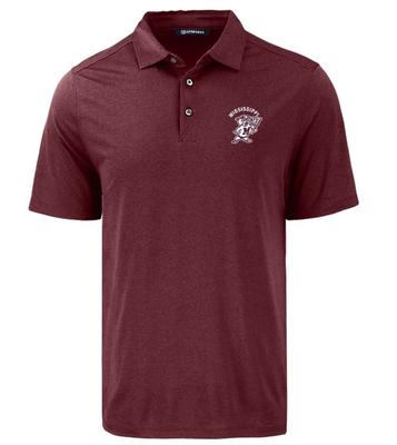 Mississippi State Cutter & Buck Bully Flying Flag Coastline Comfort Polo