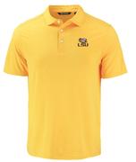  Lsu Cutter & Buck Tiger Eye Coastline Comfort Polo