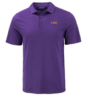 LSU Cutter & Buck Coastline Comfort Polo