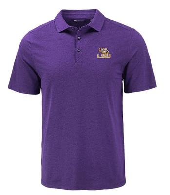 LSU Cutter & Buck Tiger Eye Coastline Comfort Polo