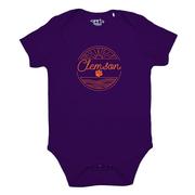  Clemson Garb Infant Otis Sunny Circle Onesie