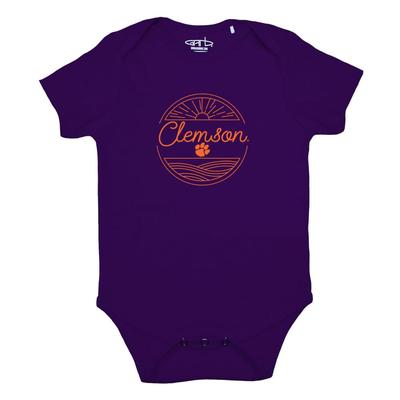 Clemson Garb Infant Otis Sunny Circle Onesie